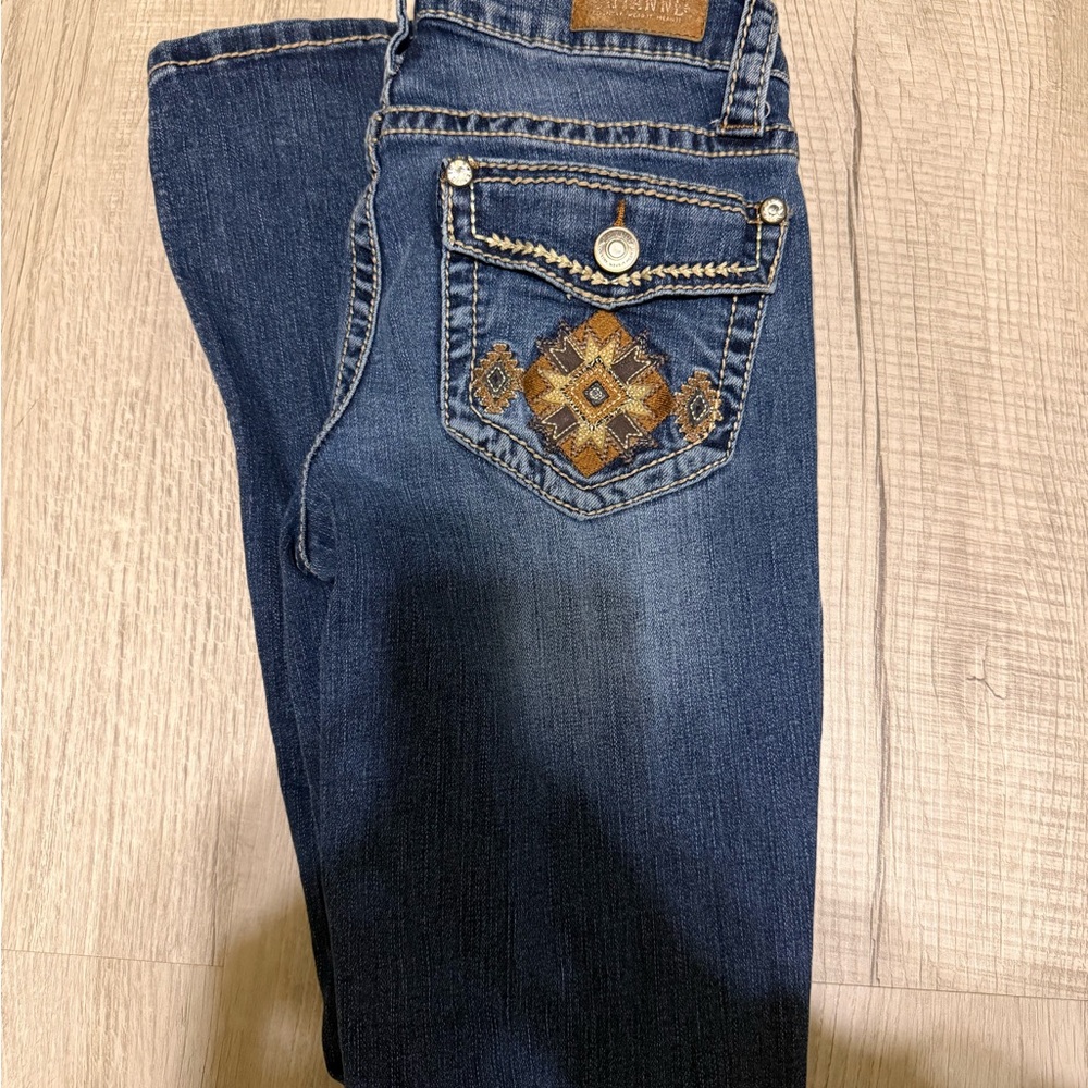 Shyanne Denim with Gold Embroidery